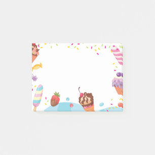 Post-it® Notas posteriores a postres y caramelos