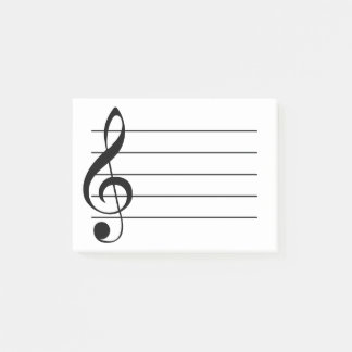 Post-it® Notas posteriores a Treble Clef