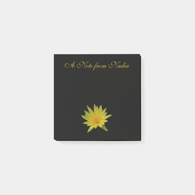 Post-it® Notas posteriores a Yellow Lotus Waterlily (Anverso)