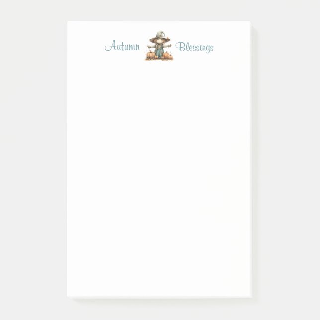 Post-it® Notas posteriores al inicio del parche de calabaza (Anverso)