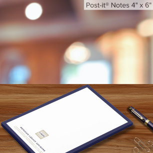 Post-it® Notas posteriores al logotipo de personalizado