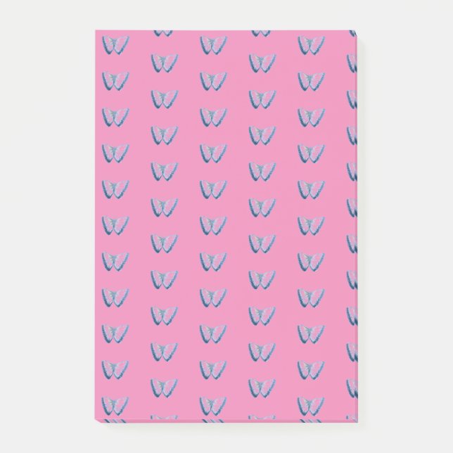 Post-it® Notas posteriores al patrón de mariposa (Anverso)