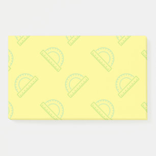 Post-it® Notas posteriores al patrón matemático del protrac