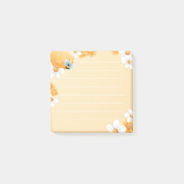Post-it® Notas posteriores de abeja de 3"x3"