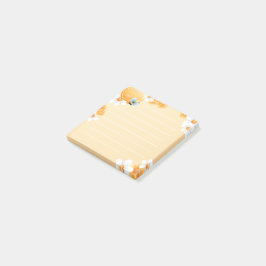 Post-it® Notas posteriores de abeja de 3"x3"