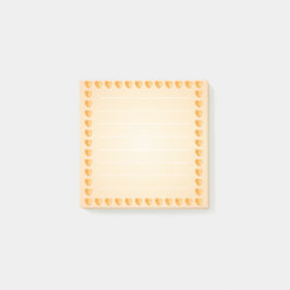 Post-it® Notas posteriores de abeja de 3"x3"