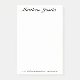 Post-it® Notas posteriores de personalizado con información