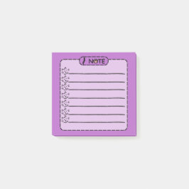 Post-it® Notas posteriores personalizadas del gato negro li