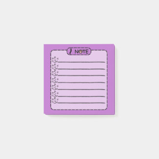 Post-it® Notas posteriores personalizadas del gato negro li
