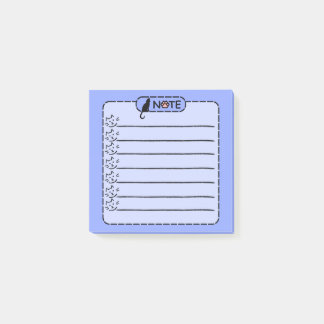 Post-it® Notas posteriores personalizadas del gato negro li