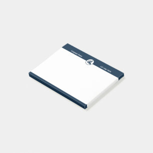 Post-it® Notas promocionales del Post-it sobre franja blanc