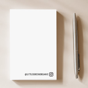 Post-it® Notas rápidas de Instagram   Su nombre en Insta Po