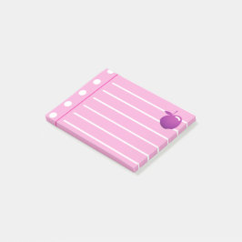 Post-it® Notas Rosa Manzana Púrpura