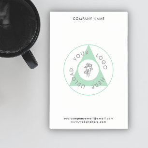 Post-it® Notas sobre el logotipo comercial para marcas