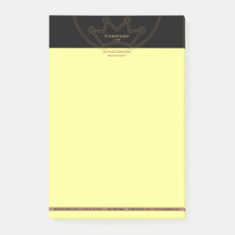 Post-it® Notas sobre el logotipo de la corona
