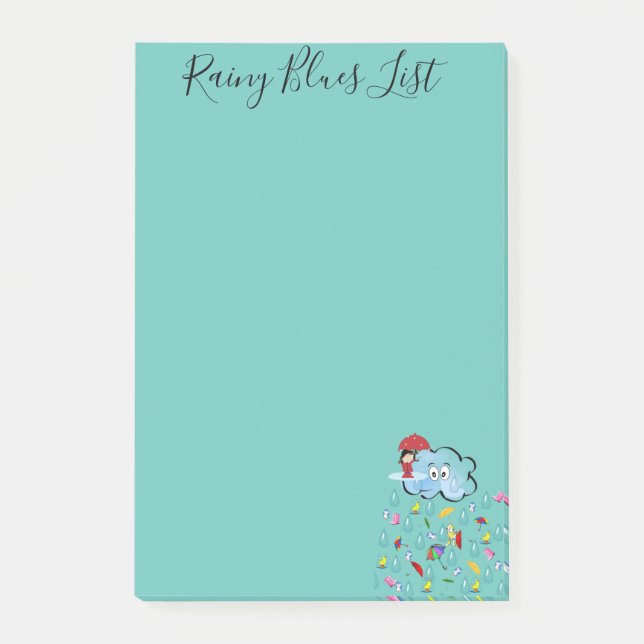 Post-it® Nubes de notas adhesivas Paraguas (Anverso)