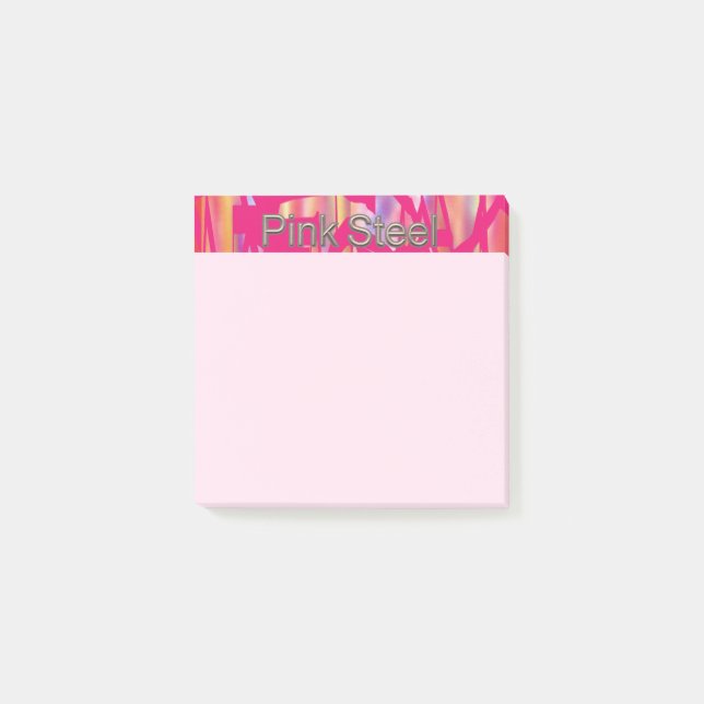 Post-it® Pads de notas rosadas rosadas calientes (Anverso)