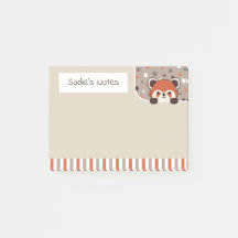 Paleta Neutral Cute Red Panda Peekabo Tus Notas