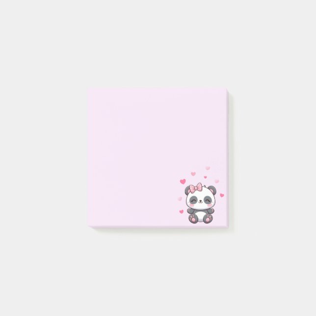 Post-it® Panda Notas (Anverso)