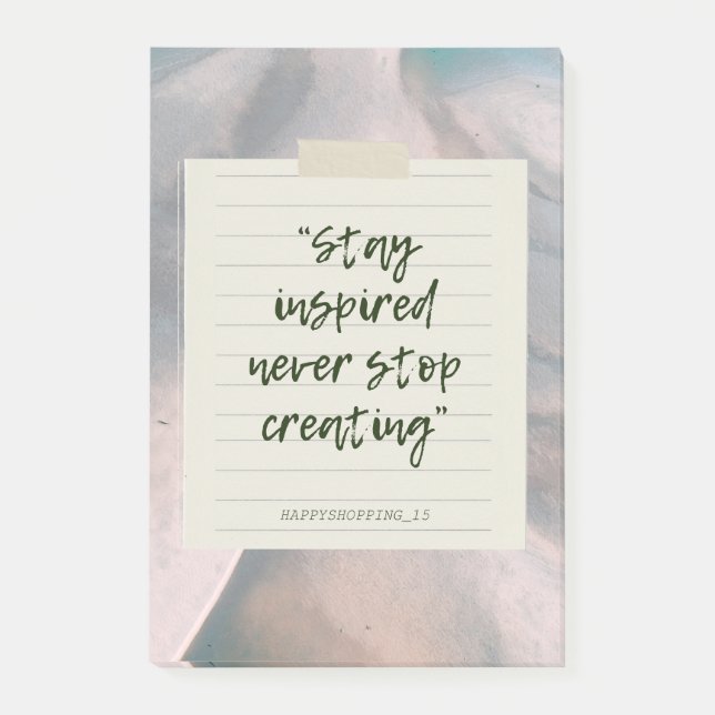 Post-it® Panel de notas (Anverso)