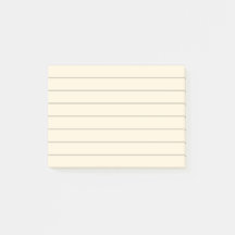 Papel amarillo pálido en cola Notas Post-it