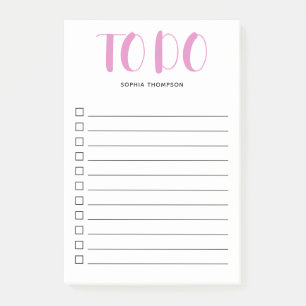 Post-it® Para hacer una lista de notas manuscritas negrita