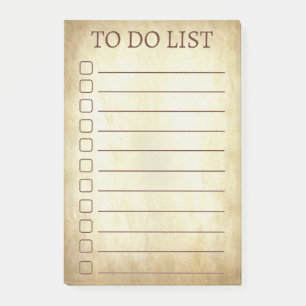 Post-it® Para hacer viejas notas del estilo del vintage de