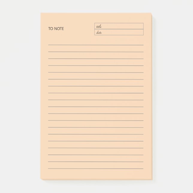 Post-it® Para notoriales de bloques de notas - Notas poster (Anverso)