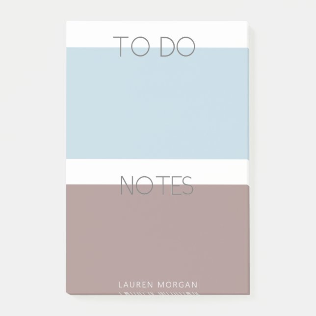 Post-it® Pastel moderno | Notas monográficas (Anverso)