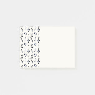Post-it® Patrón de notas musicales