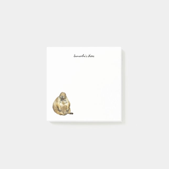 Post-it® Pequeñas notas de perro de cola negra (Anverso)