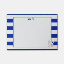 Post-it® Pequeñas notas de post-it elegantes del caniche