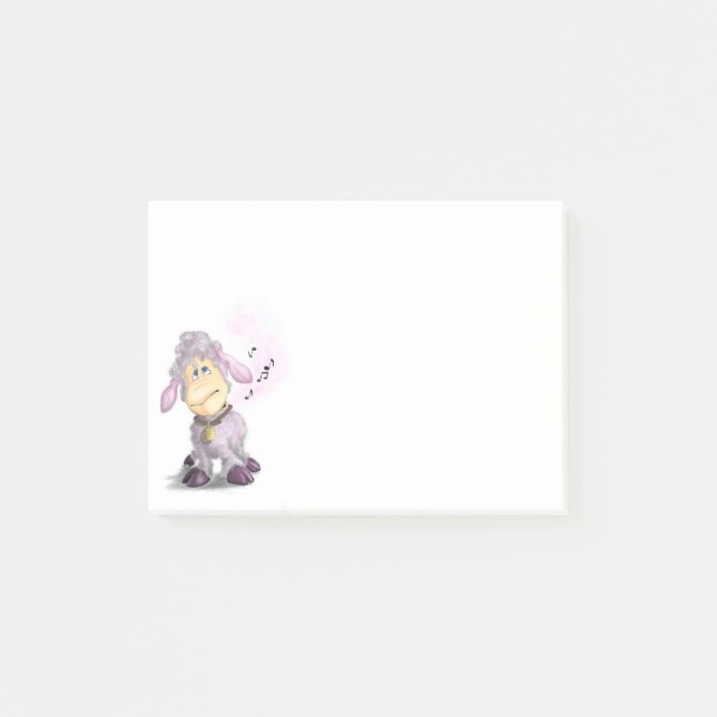 Post-it® Pequeñas notas pegajosas de cordero (Anverso)