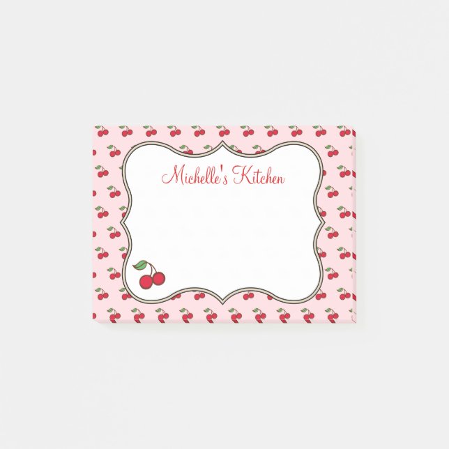 Post-it® Pink Cherry Post Notas (Anverso)