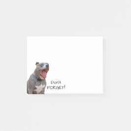 Post-it® Pitbull Morning Yawn no olvidan las notas