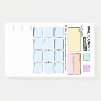 Post-it® Planificación de objetivos para notas adhesivas de