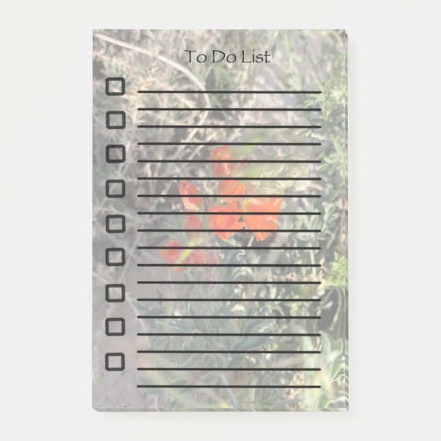 Post-it® Poppies en notas pegajosas de Bloom (Anverso)