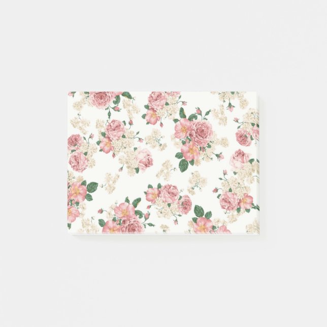 Post-it® Post-it floral/hacer notas (Anverso)