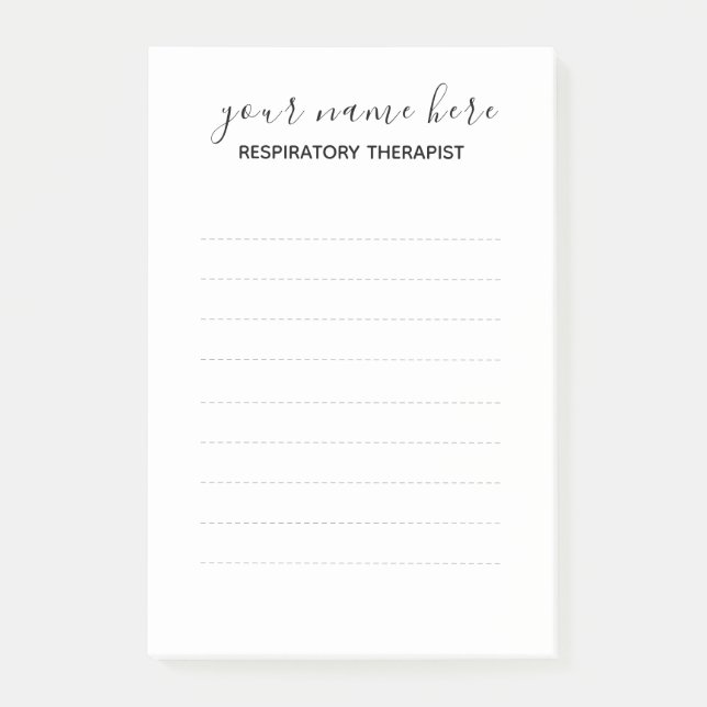 Post-it® Post Respiratorio Terapéutico Ti Notas - Grande (Anverso)