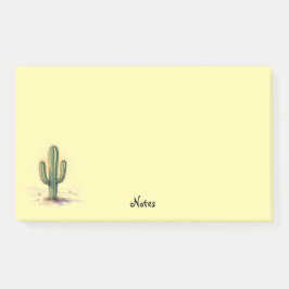 Post-it® Publicar notas de cactus acuarela
