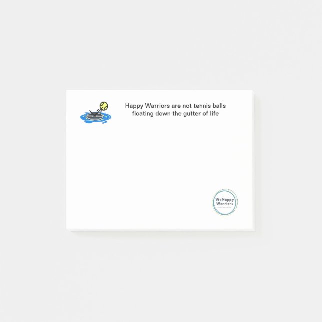 Post-it® Publicar notas - No somos citas de bolas de tenis (Anverso)