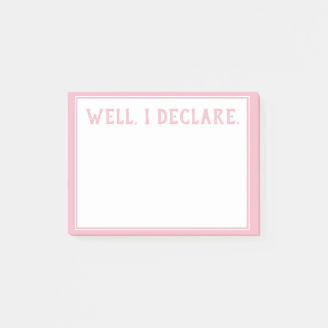 Post-it® Publicar Notas Notepad - Southern Sayings (WID) (Anverso)