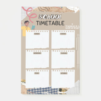 Post-it® Publicar notas para todos los profesores