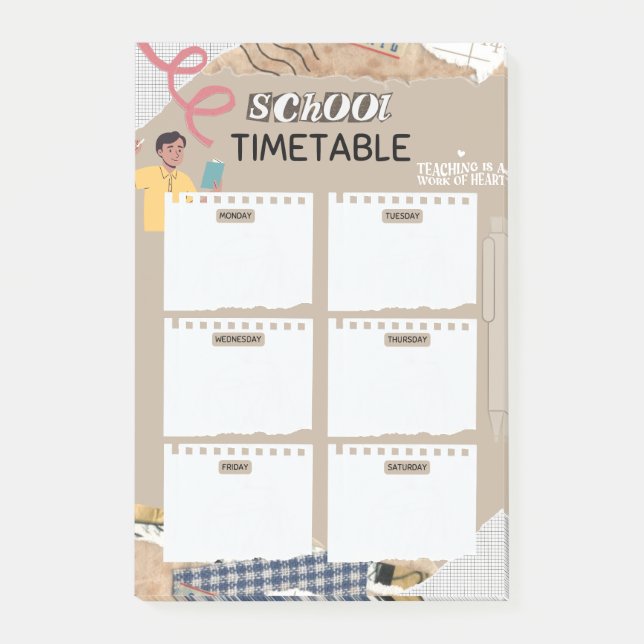 Post-it® Publicar notas para todos los profesores (Anverso)