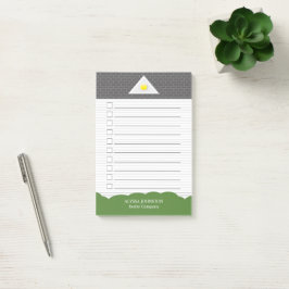 Post-it® Realtor Cute Casa Blanca Para Hacer Lista Notas Po