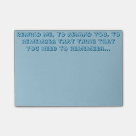 Post-it® Recuérdele las notas de post-it