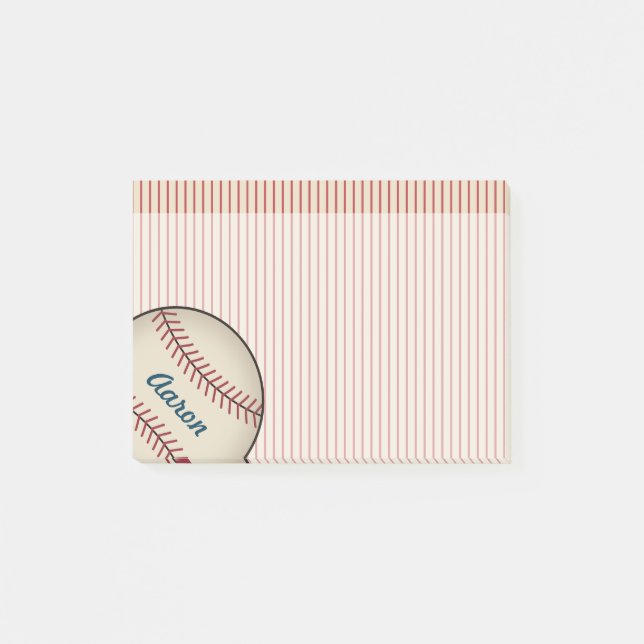 Post-it® Regalo de notas adhesivas personalizadas a rayas d (Anverso)