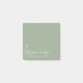 Post-it® Regocijarse con las notas de esperanza post-it