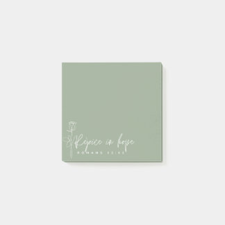 Post-it® Regocijarse con las notas de esperanza post-it