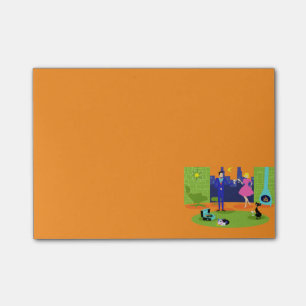 Post-it® Retro Romantic Couple Post Notas